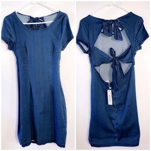 Blue Denim Dress. Never worn, brand new! Size M